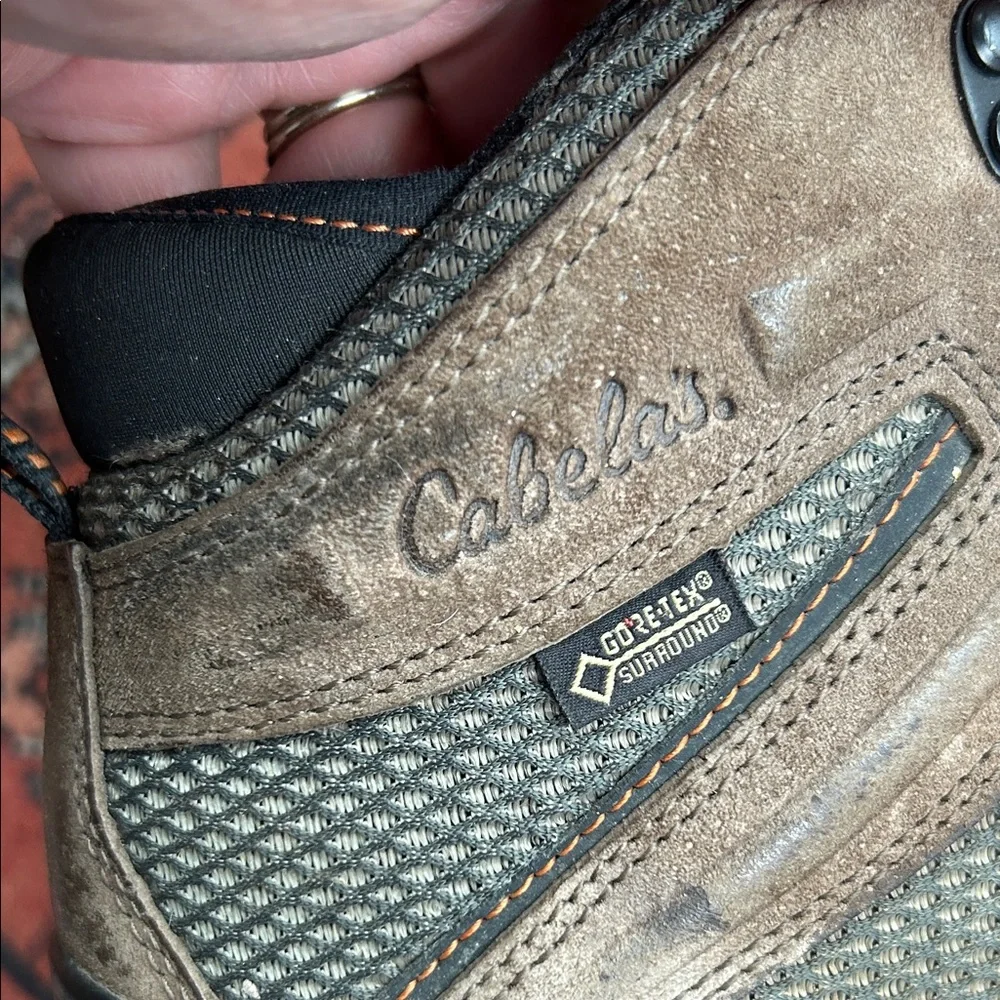 Cabela's Gray & Brown Men's Boots size 11.5;Used Condition, but still have Life!